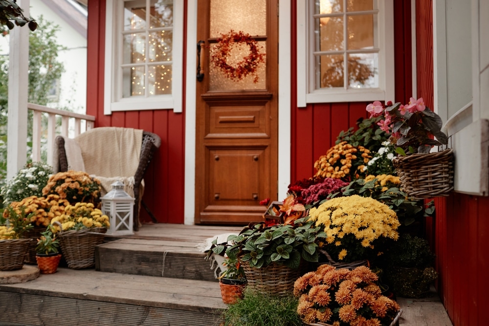 fall front porch